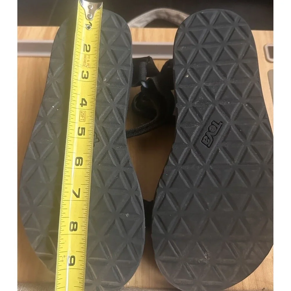 Teva Original Universal Sport Sandals Black Hook Loop Women’s Size 9
